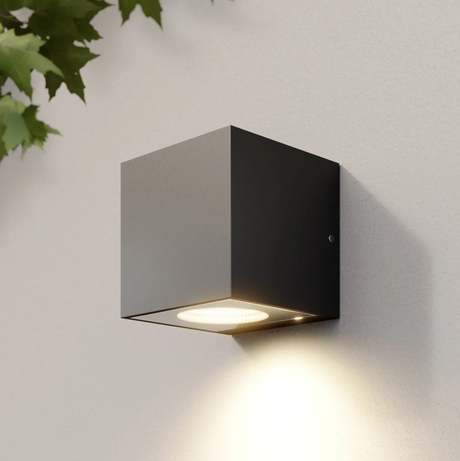 Aplique LED para exterior Arcchio Tassnim, 1 luz, antracita, IP65