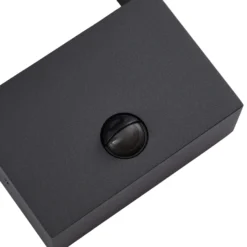 Aplique LED para exterior Arcchio Kovato, con sensor, gris oscuro, IP65