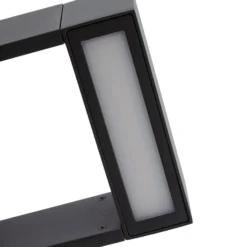 Aplique LED para exterior Arcchio Kovato, con sensor, gris oscuro, IP65