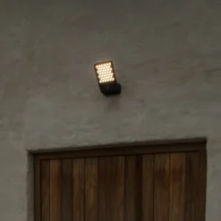Aplique LED para exterior ATLANTIS, gris oscuro, 22 cm, IP54