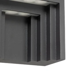 Aplique LED para exterior Aurali de Lindby, 1 luz, negro, IP65