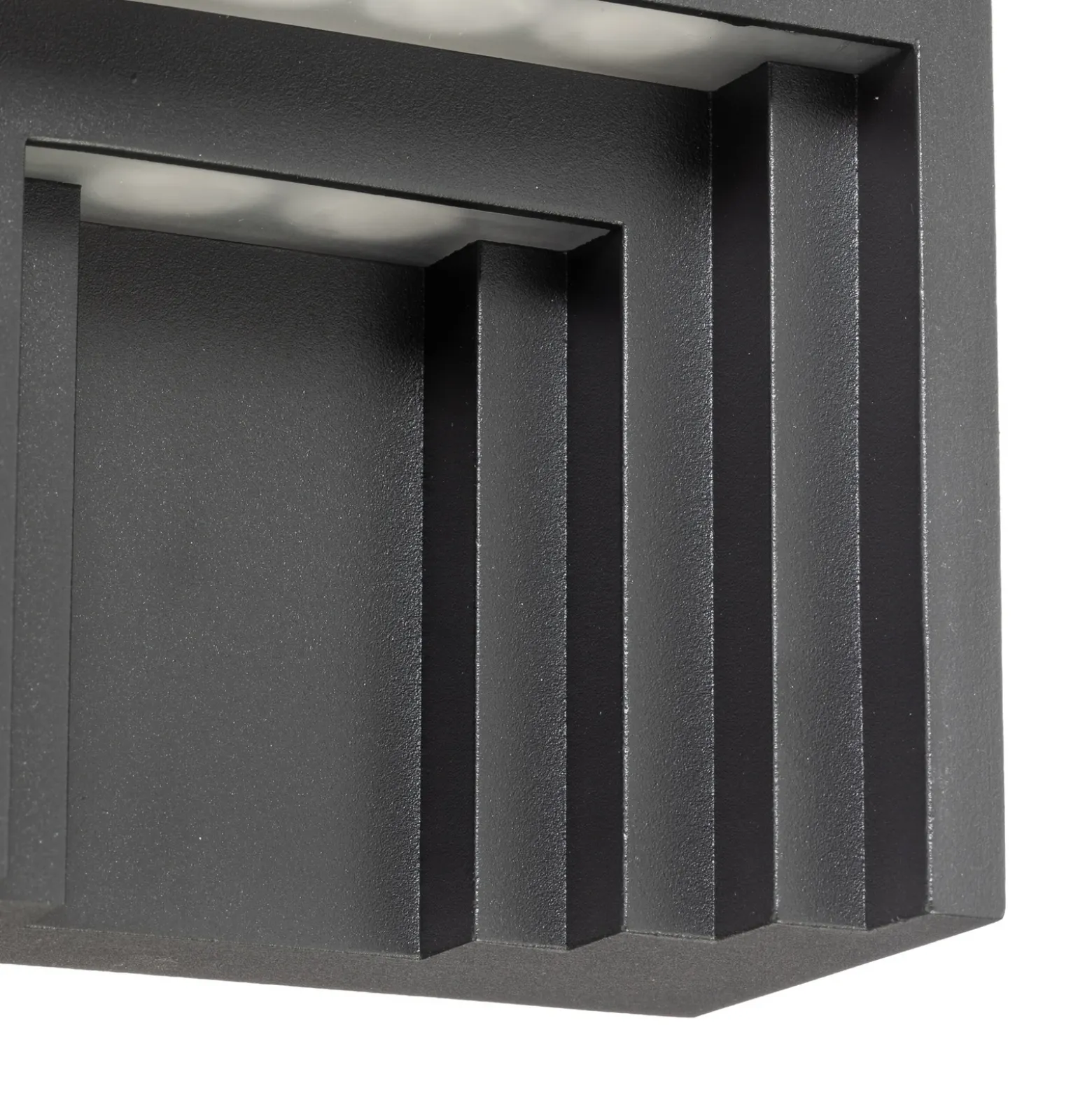 Aplique LED para exterior Aurali de Lindby, 2 luces, negro, IP65