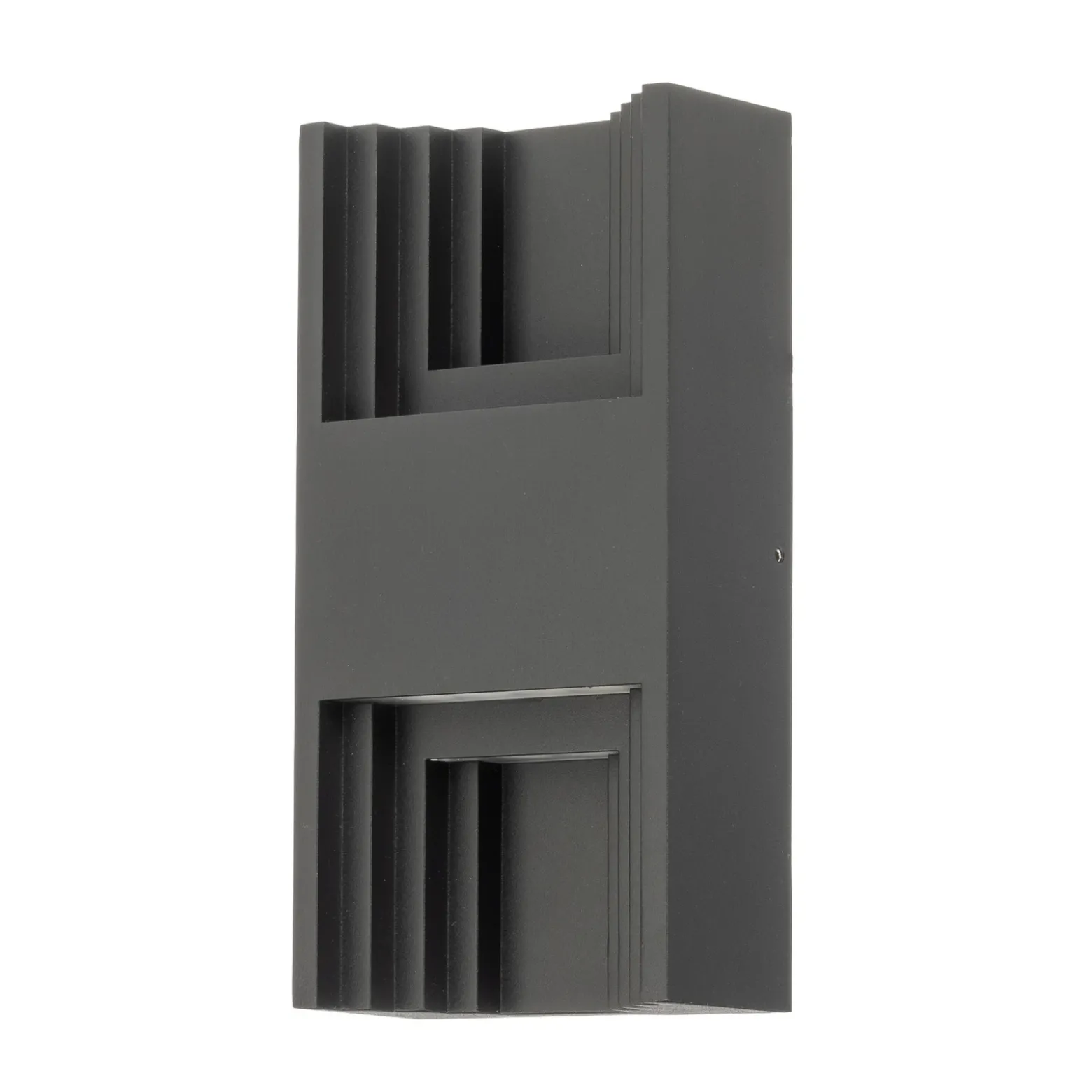 Aplique LED para exterior Aurali de Lindby, 2 luces, negro, IP65