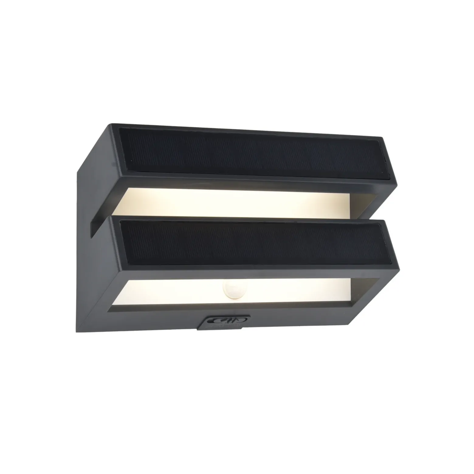 Aplique LED para exterior BARLO, gris oscuro, 21 cm, con sensor, IP54