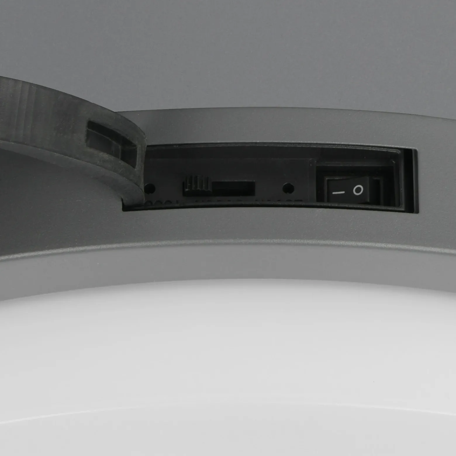 Aplique LED para exterior Bermejo, redondo, sensor, CCT, antracita