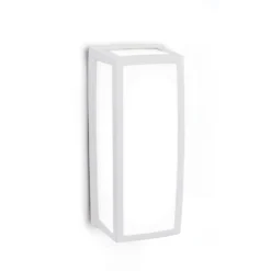 Aplique LED para exterior Bob blanco aluminio IP54