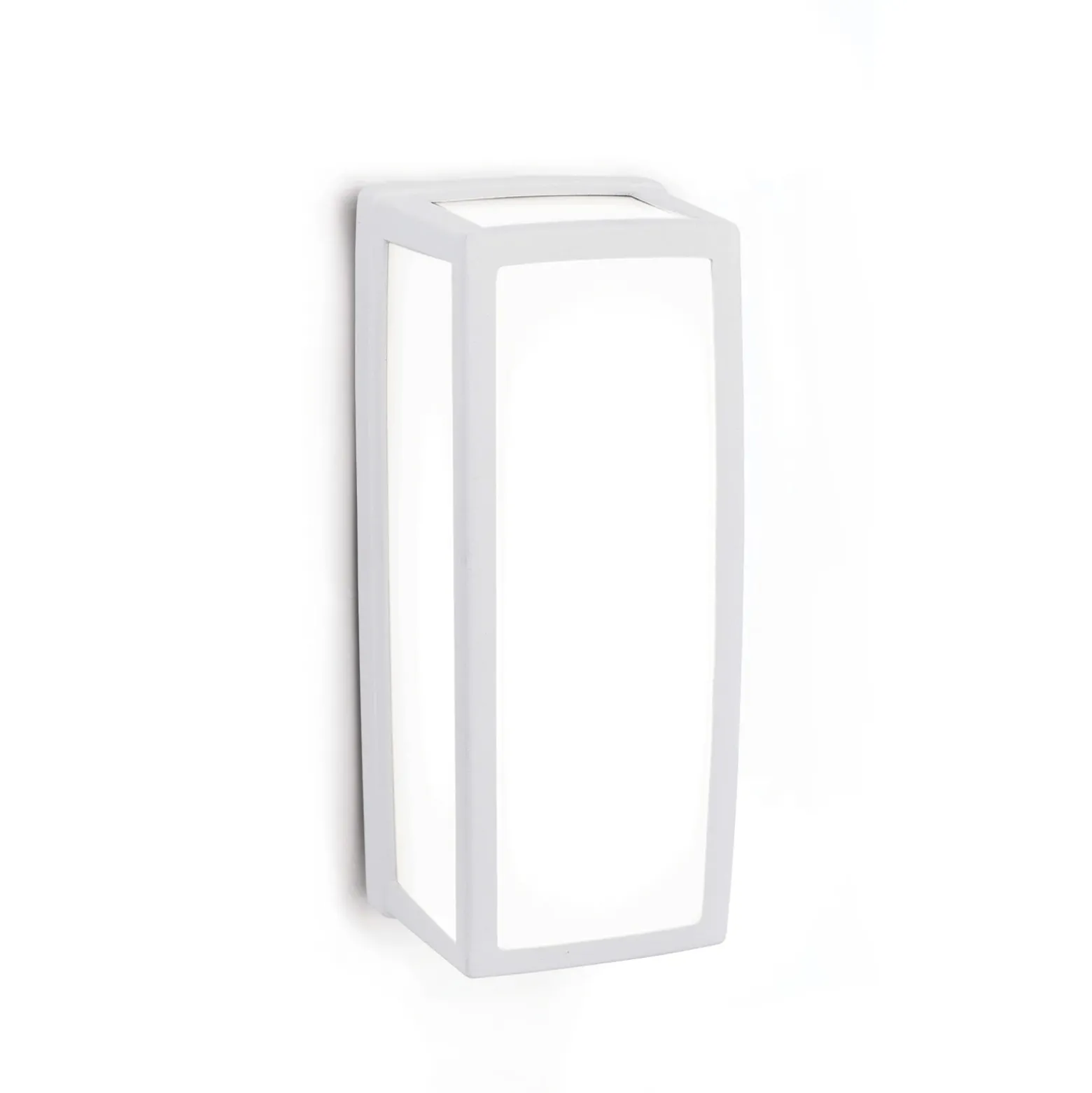 Aplique LED para exterior Bob blanco aluminio IP54
