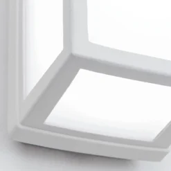 Aplique LED para exterior Bob blanco aluminio IP54
