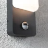 Aplique LED para exterior Bonnie de Paulmann, aluminio, 2200/3000 K, sensor