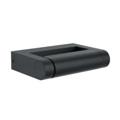 Aplique LED para exterior Brianza, negra, 20 cm de ancho, metal