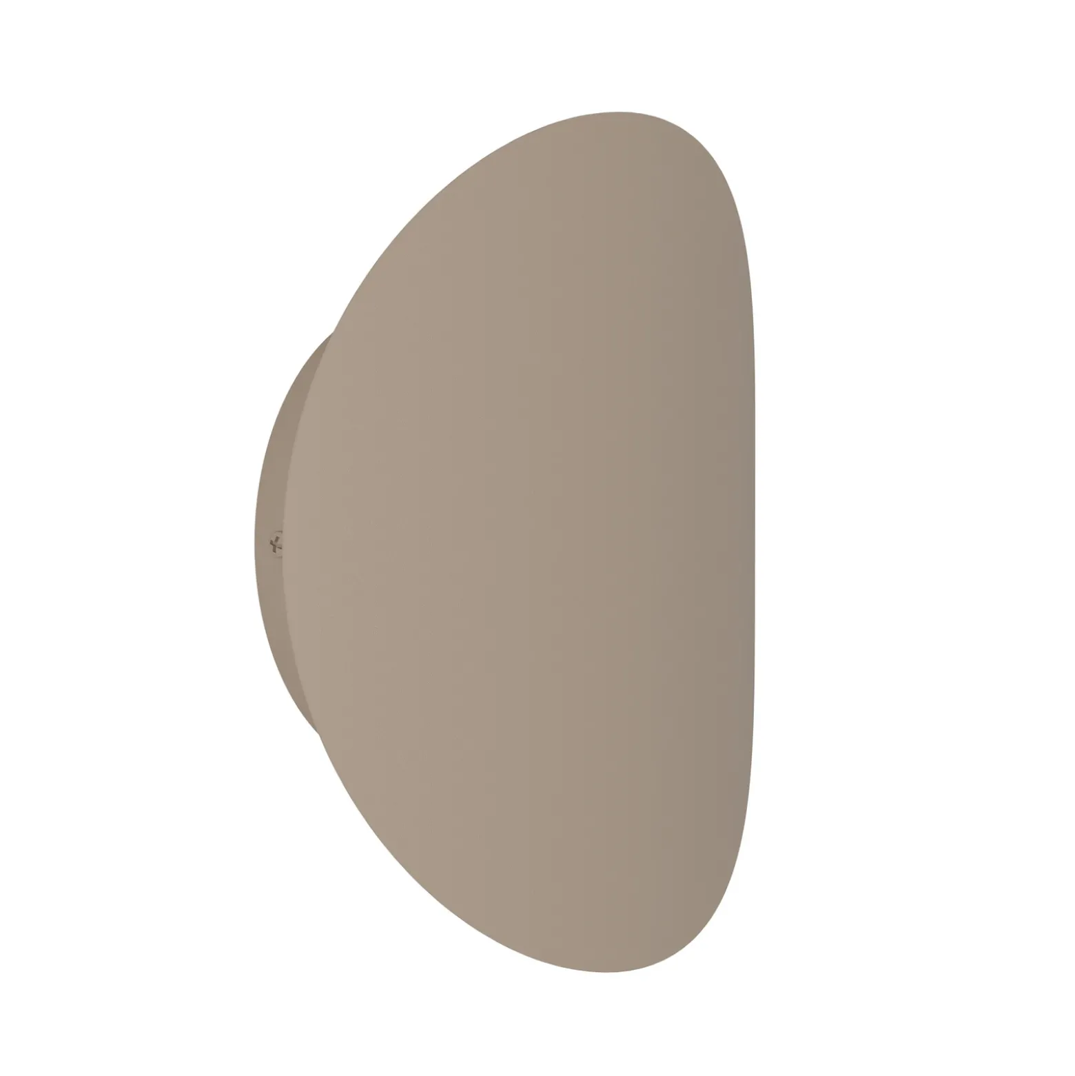 Aplique LED para exterior Briale, color arena, altura 20 cm, metal