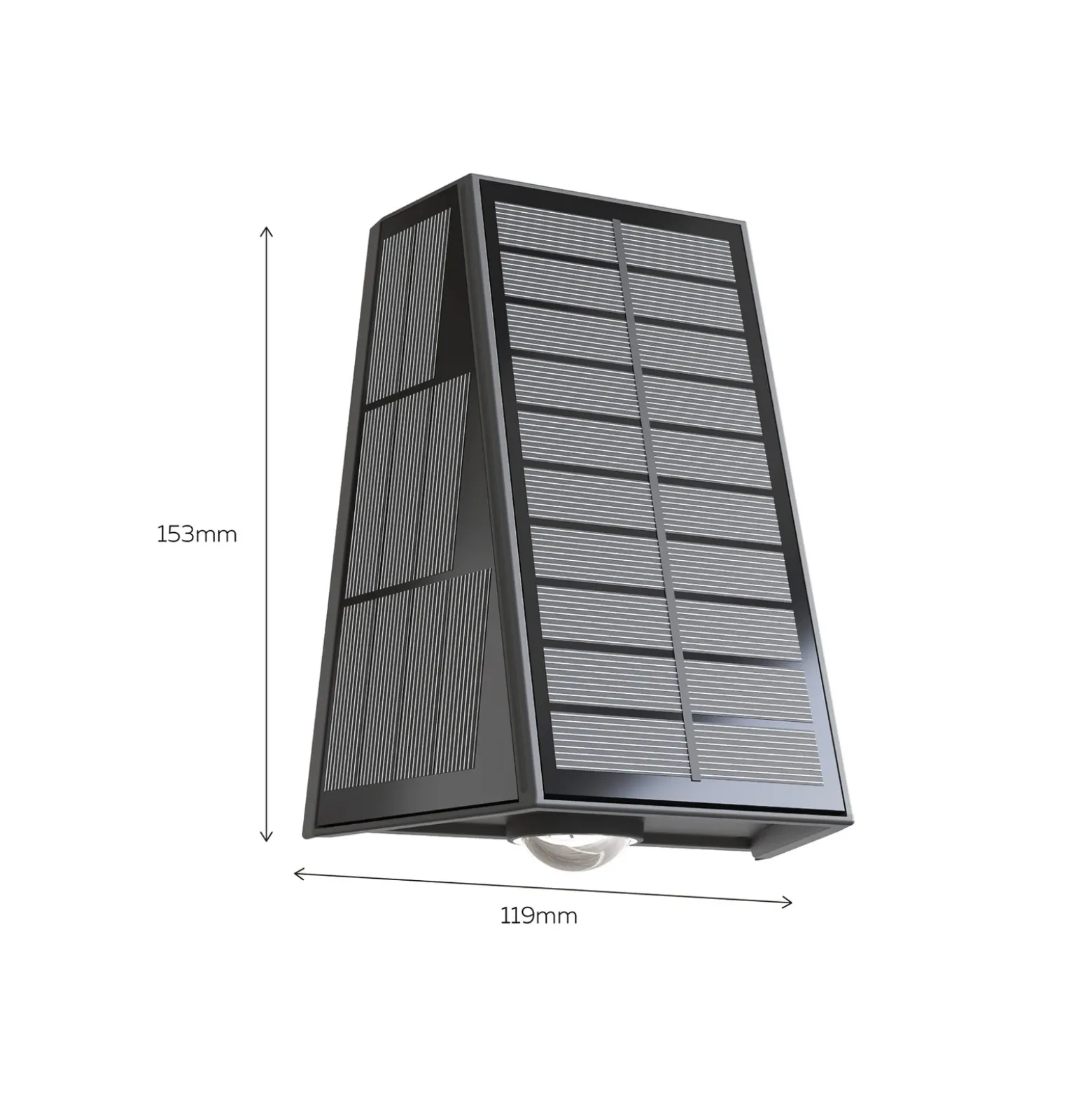 Aplique LED para exterior Calex Matera, arriba/abajo, negro