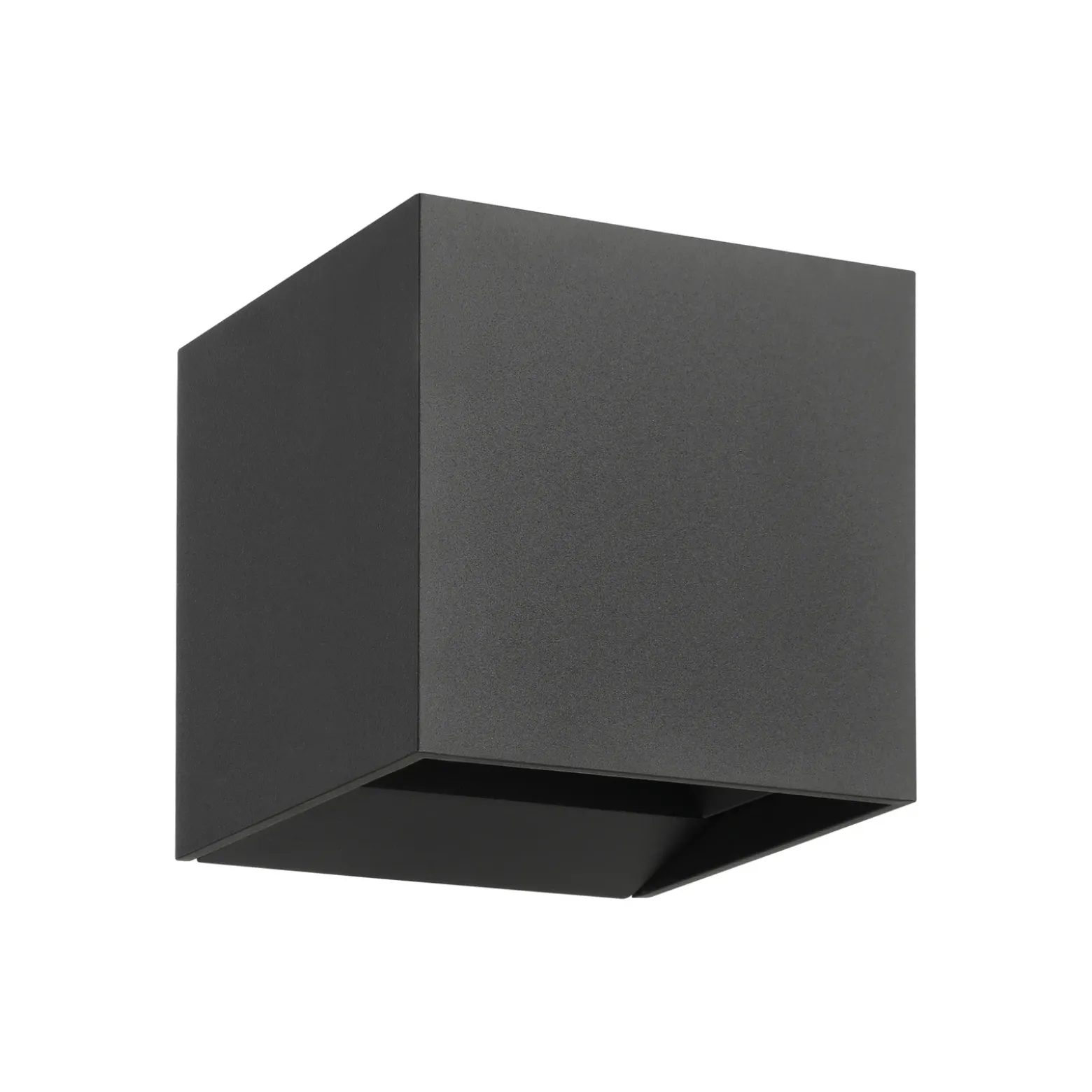 Aplique LED para exterior Calpino 3, color antracita, ancho 10 cm, 2 luces.