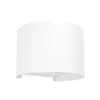 Aplique LED para exterior Calpino 3, blanco, 14 cm de ancho, 2 luces.