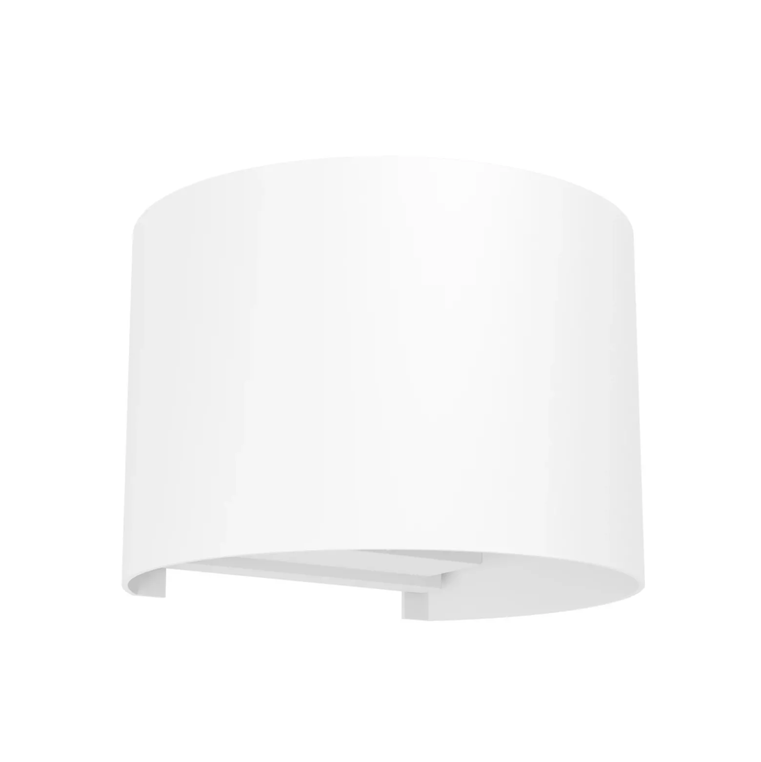 Aplique LED para exterior Calpino 3, blanco, 14 cm de ancho, 2 luces.