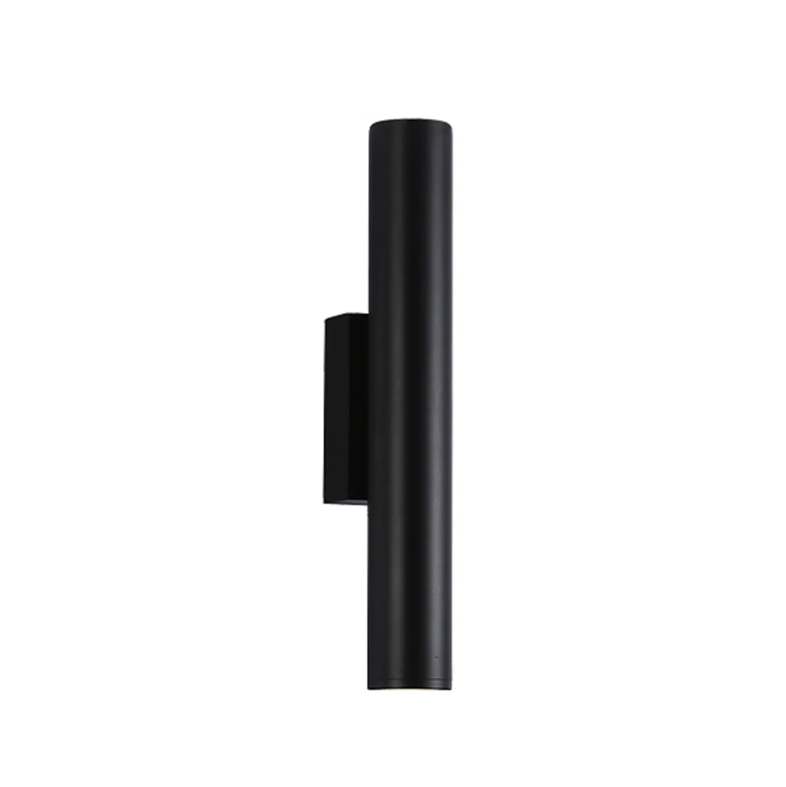 Aplique LED para exterior City, altura 30 cm, negro, metal