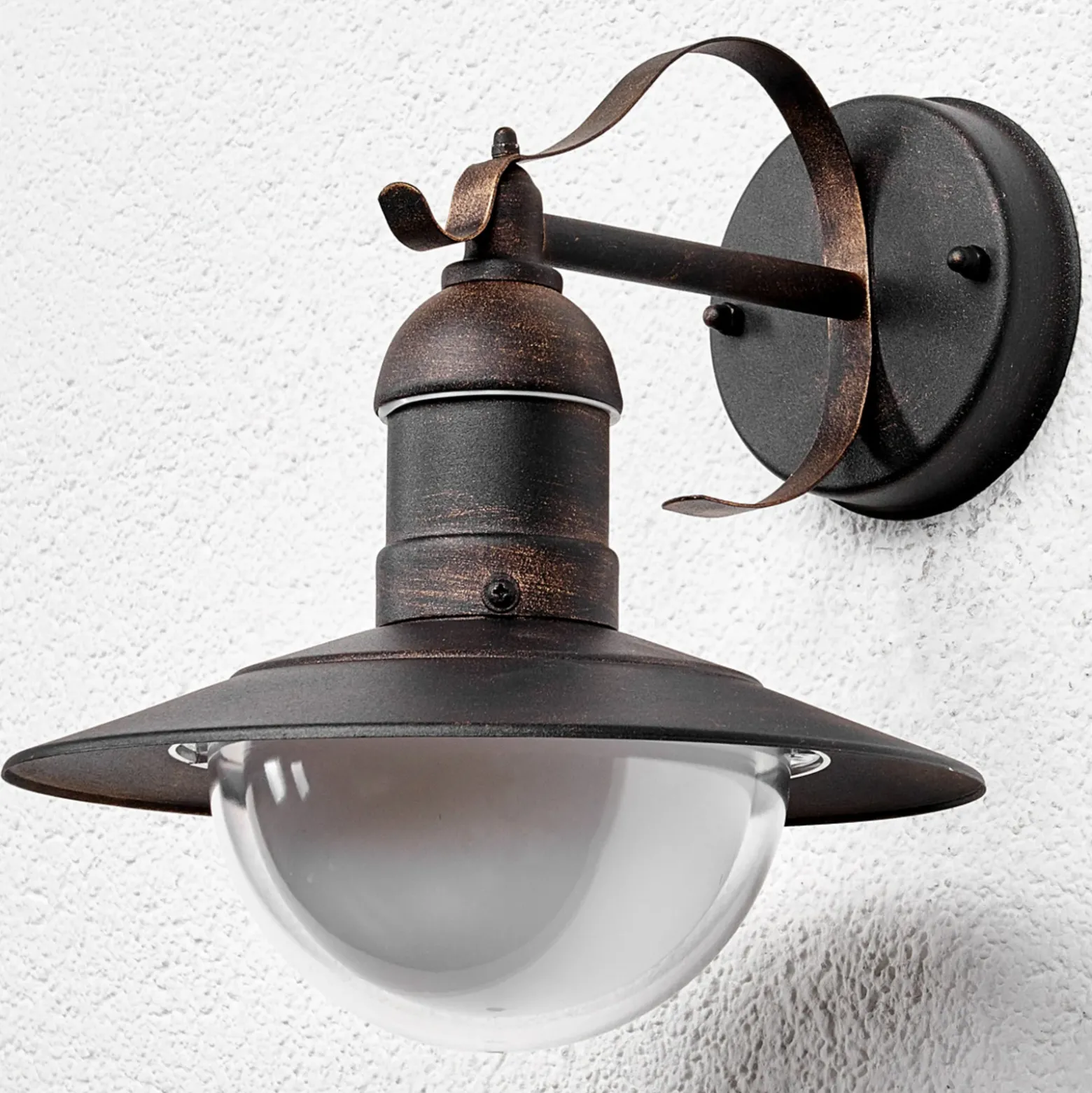 Aplique LED para exterior Clea de Lindby, anchura 24 cm, metal