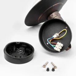 Aplique LED para exterior Clea de Lindby, anchura 24 cm, metal