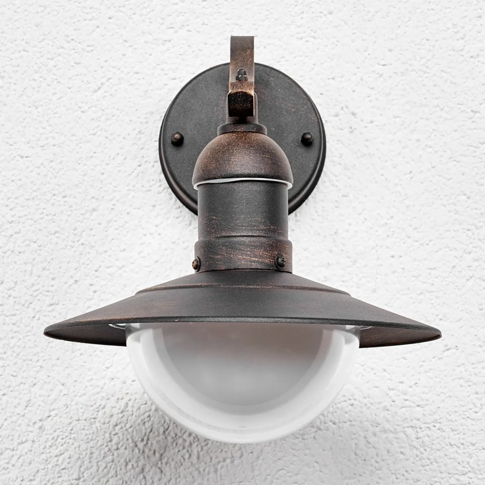 Aplique LED para exterior Clea de Lindby, anchura 24 cm, metal