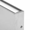 Aplique LED para exterior CMD 9061, 11 cm, acero inoxidable, arriba/abajo, IP54
