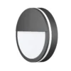 Aplique LED para exterior CMD 9085, antracita, Ø 25 cm, pantalla