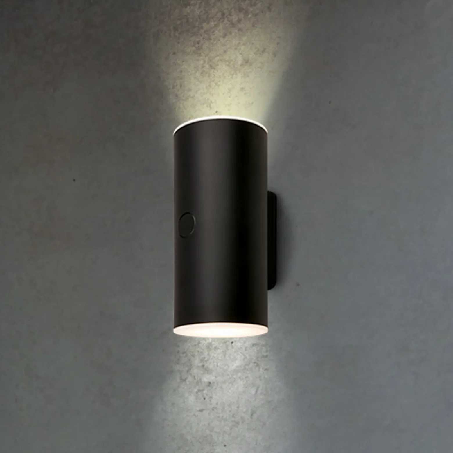 Aplique LED para exterior con batería 3786015, negro Regulador táctil de