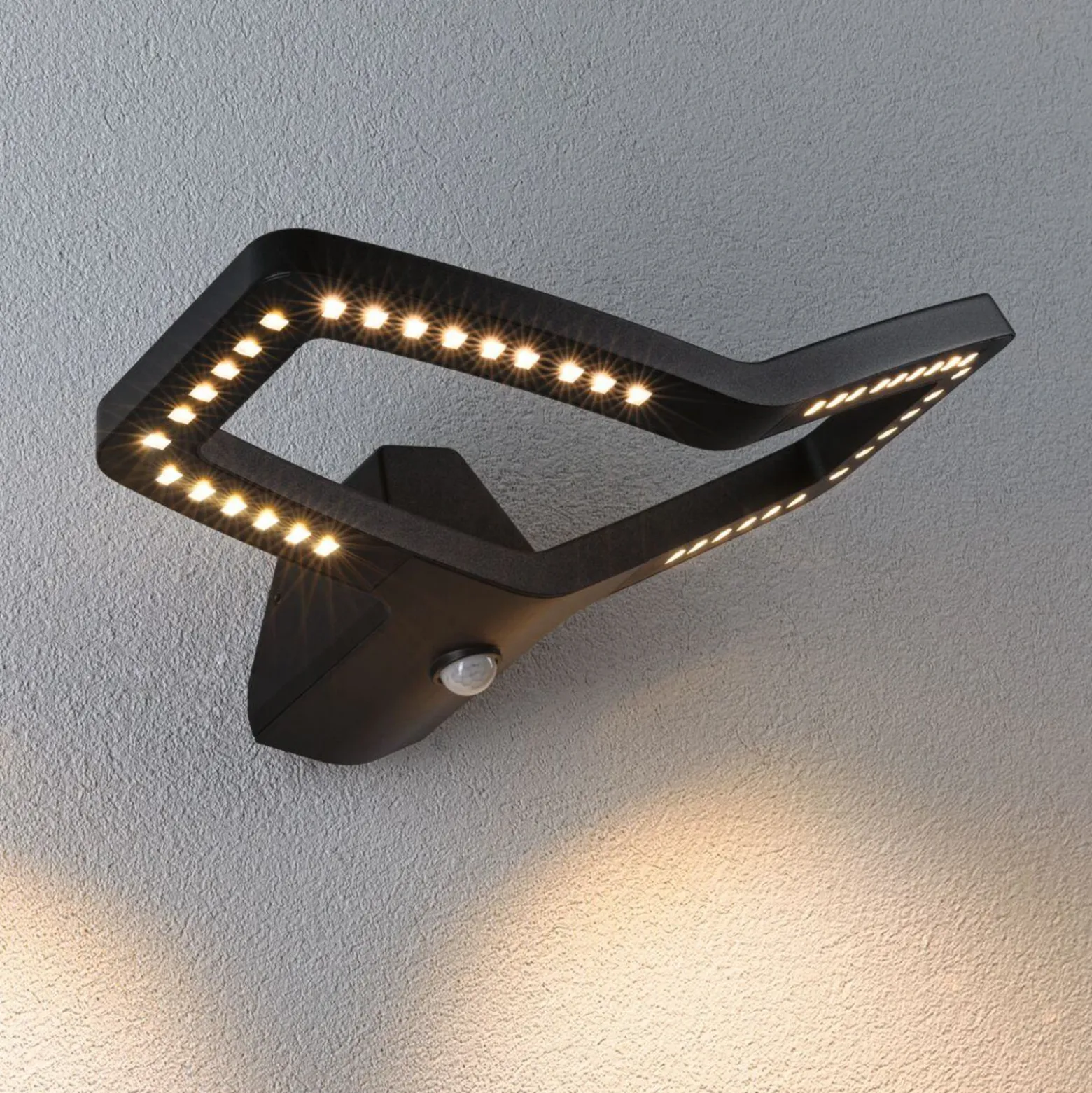 Aplique LED para exterior con sensor Alara de Paulmann, antracita, IP44