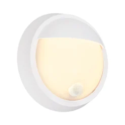 Aplique LED para exterior con batería 3785016 blanco Detector de movimiento Ø