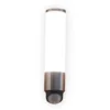 Aplique LED para exterior con sensor LED LEDA, acero inoxidable, altura 35 cm,