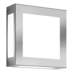 Aplique LED para exterior con sensor Aqua Legendo acero inoxidable