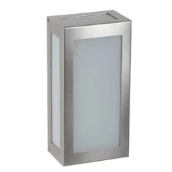 Aplique LED para exterior con sensor Aqua Rain, acero inoxidable