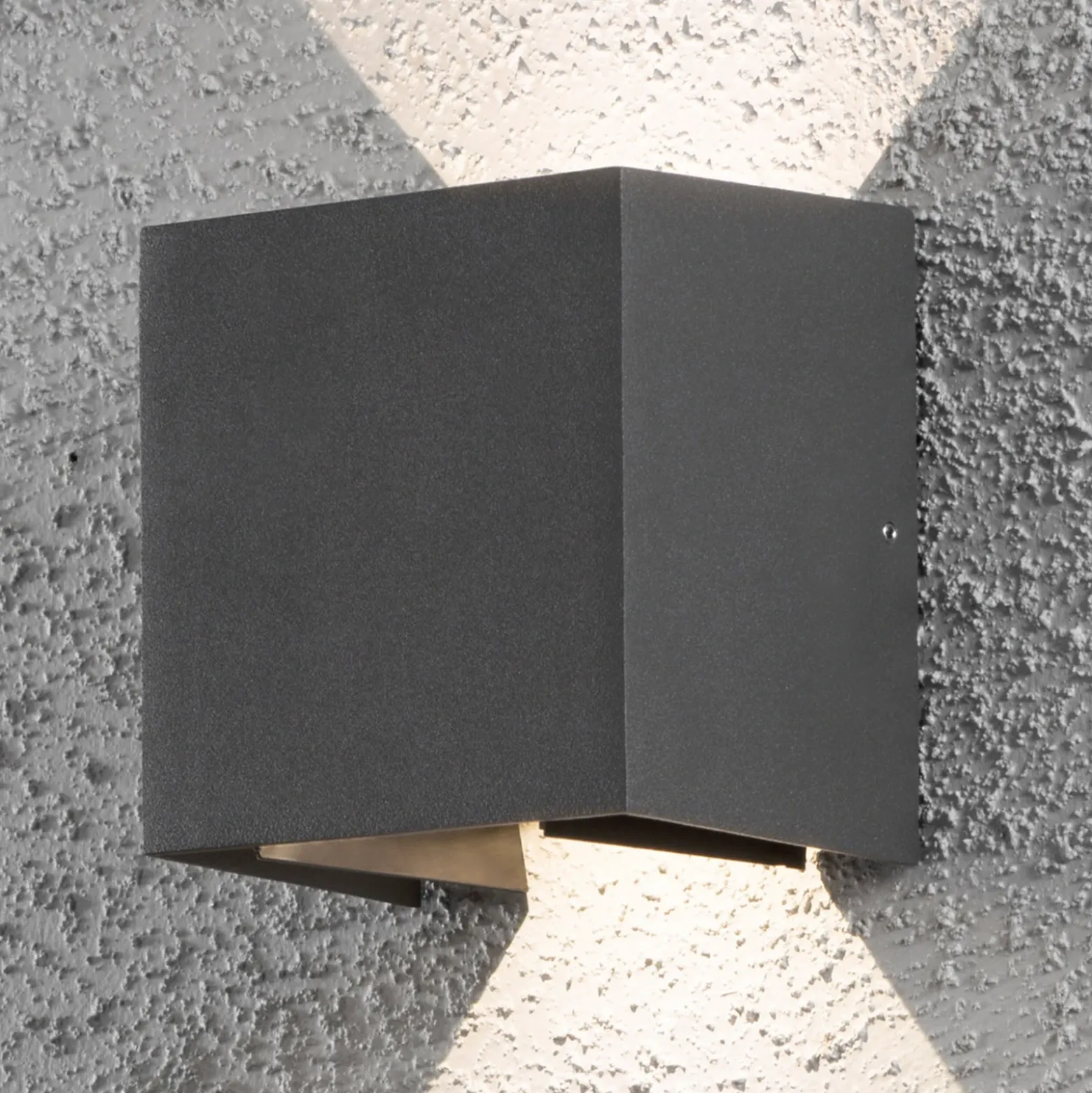 Aplique LED para exterior Cremona 13 cm antracita