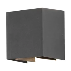 Aplique LED para exterior Cremona 13 cm antracita