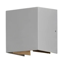 Aplique LED para exterior Cremona 13 cm gris