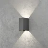 Aplique LED para exterior Cremona 8 cm antracita
