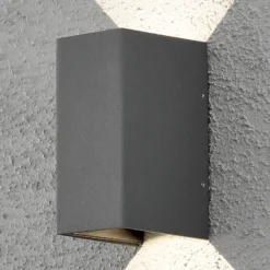 Aplique LED para exterior Cremona 8 cm antracita