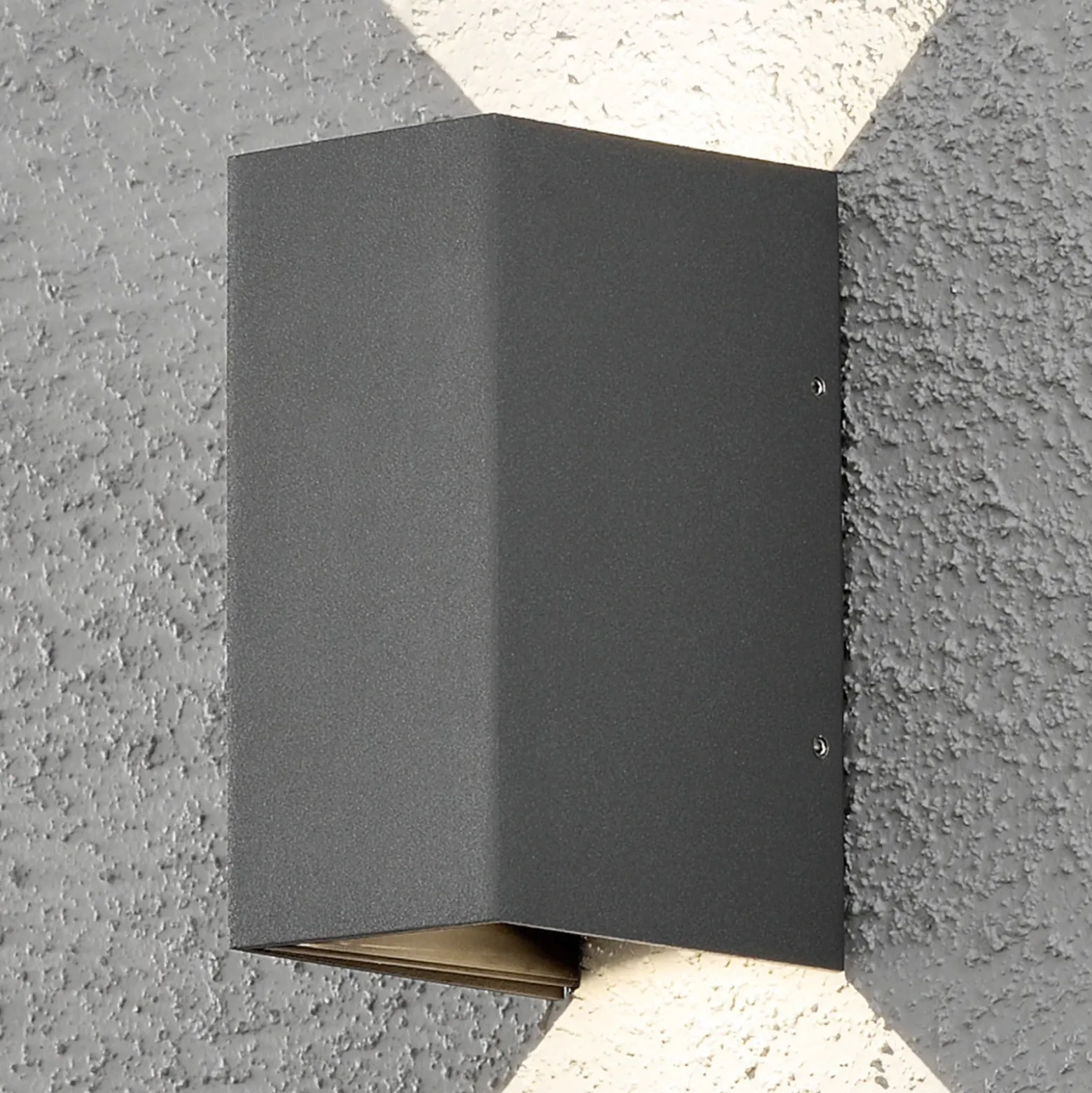 Aplique LED para exterior Cremona 8 cm antracita