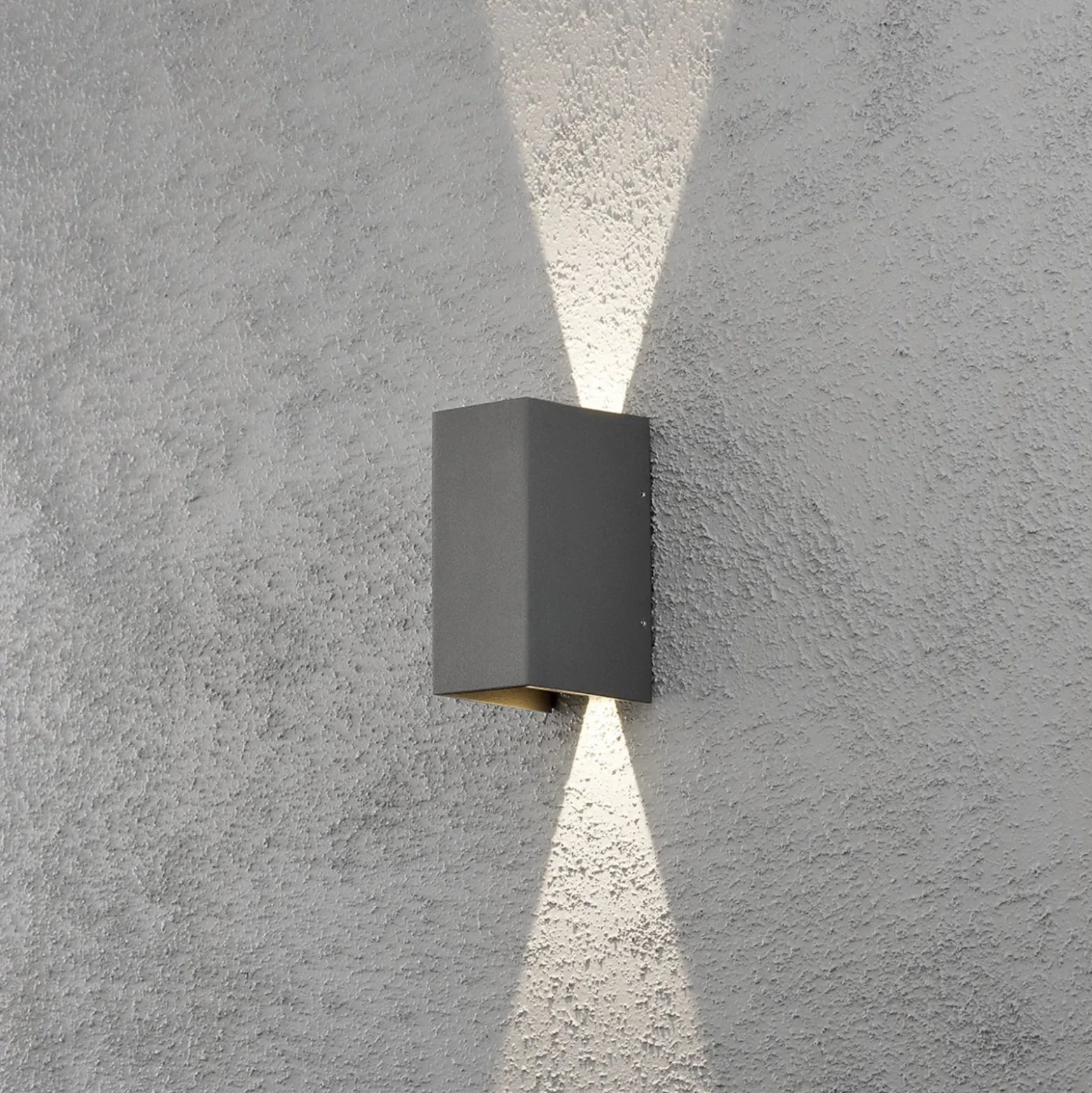 Aplique LED para exterior Cremona 8 cm antracita