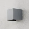 Aplique LED para exterior Cube, antracita, metal, 10 cm, arriba/abajo