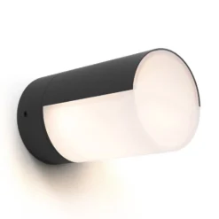 Aplique LED para exterior Cyra, 1 luz negro mate