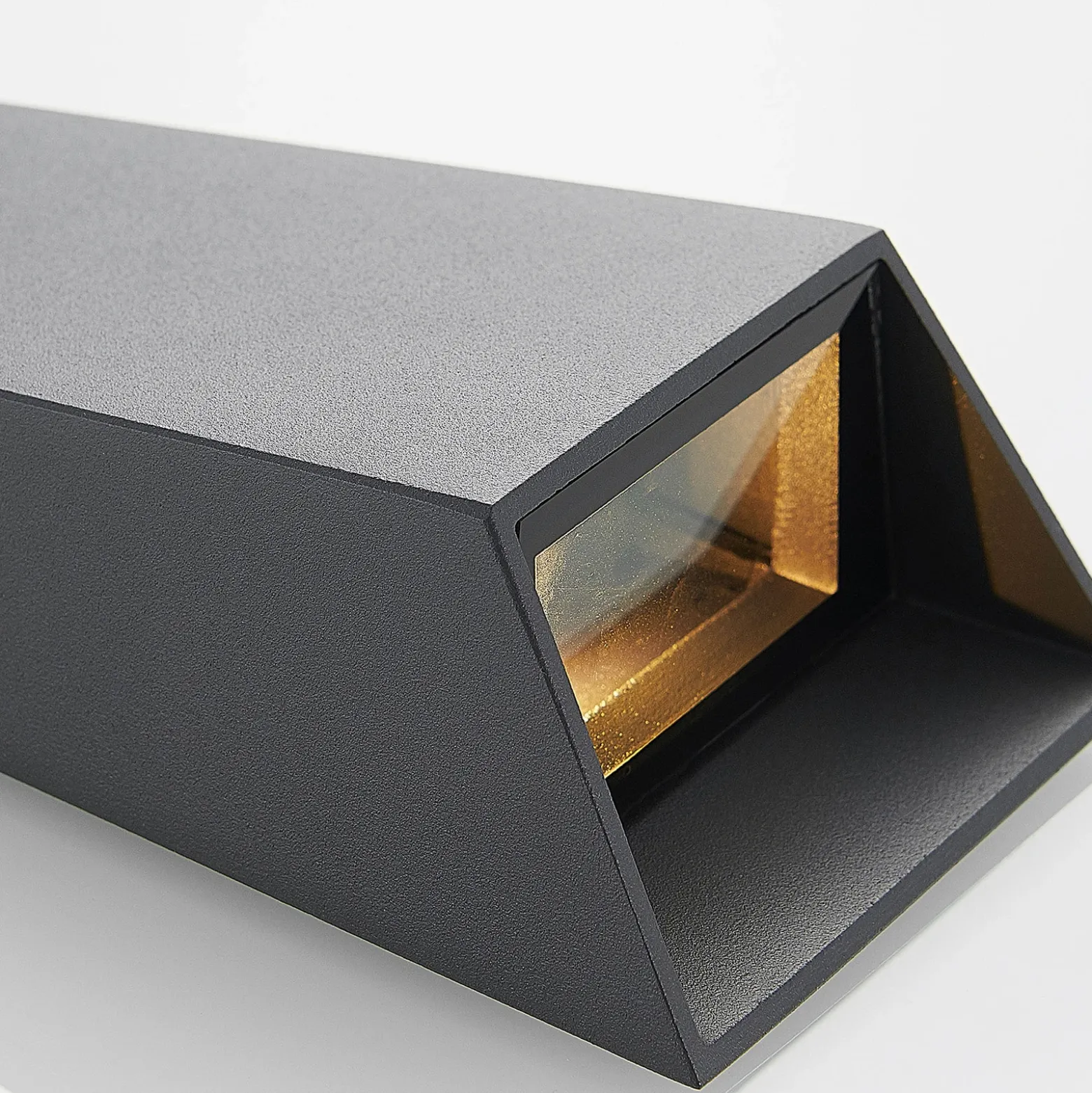 Aplique LED para exterior Dagur, gris oscuro