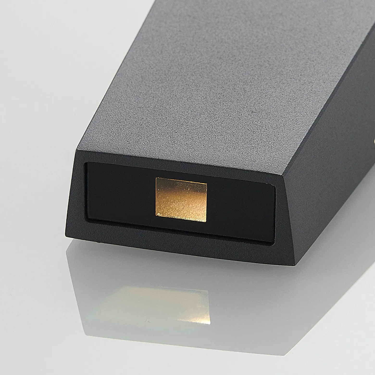 Aplique LED para exterior Dagur, gris oscuro