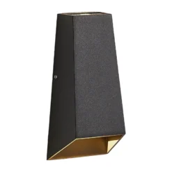 Aplique LED para exterior Dagur, gris oscuro