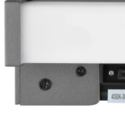 Aplique LED para exterior DAWSON, 30 cm, antracita IP54 CCT arriba/abajo