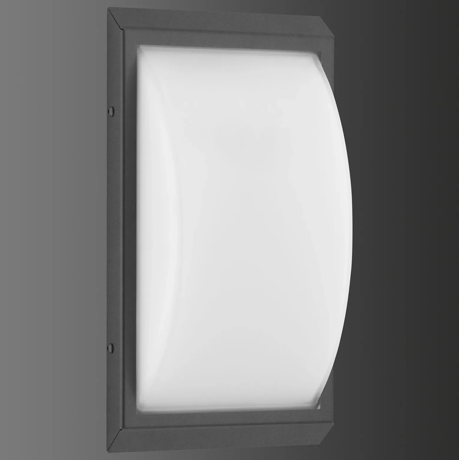 Aplique LED para exterior 053 de acero inoxidable, grafito