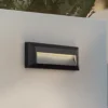 Aplique LED para exterior de Lindby, negro, juego de 2 unidades, PC