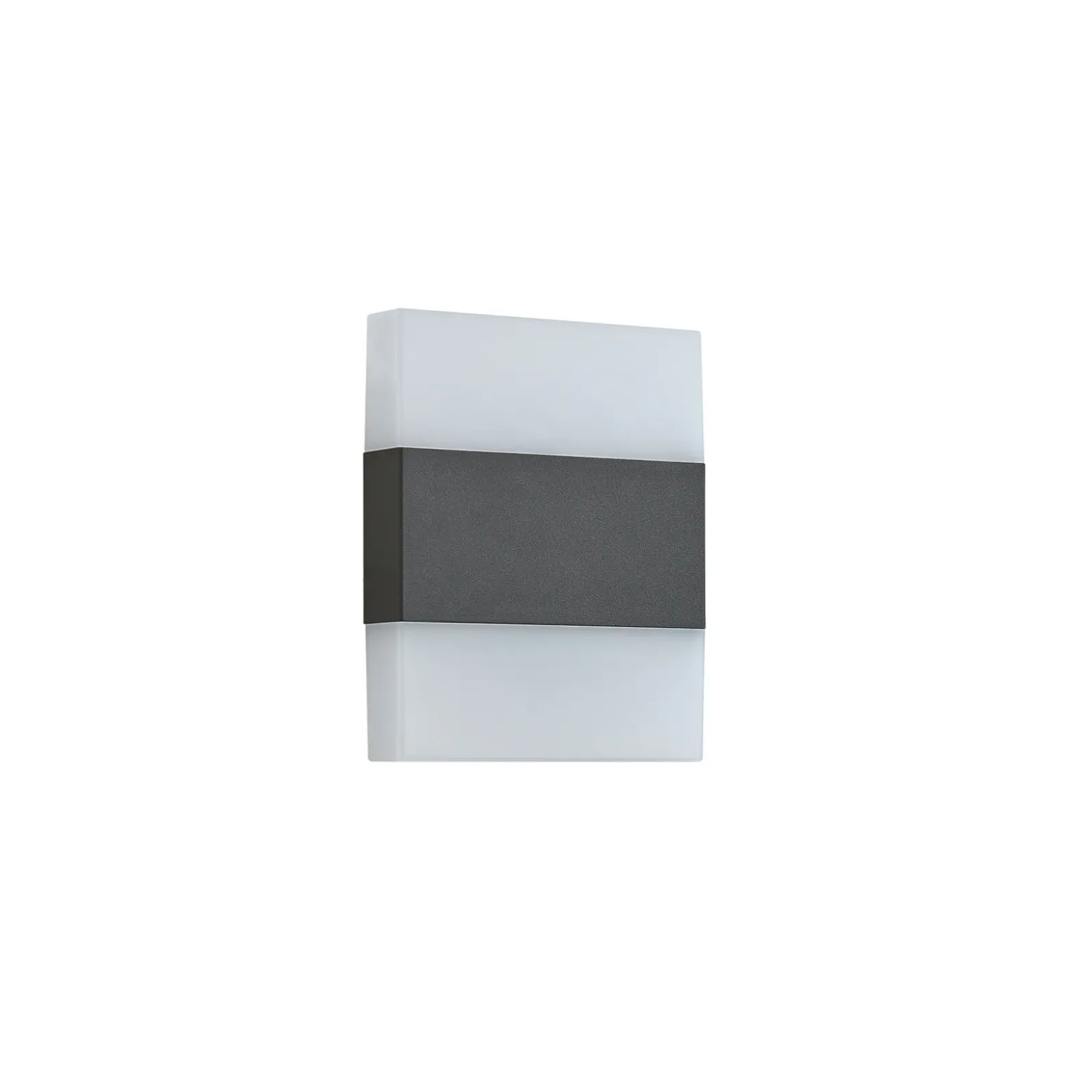 Aplique LED para exterior de Lindby Branor, aluminio, antracita, IP54