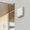 Aplique LED para exterior 046, detector de movimiento, acero inoxidable