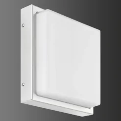 Aplique LED para exterior 046, detector de movimiento, acero inoxidable