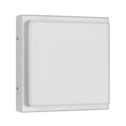 Aplique LED para exterior 046, detector de movimiento, acero inoxidable